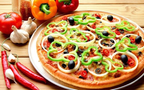 pizza srodziemnomorska wegetarianska